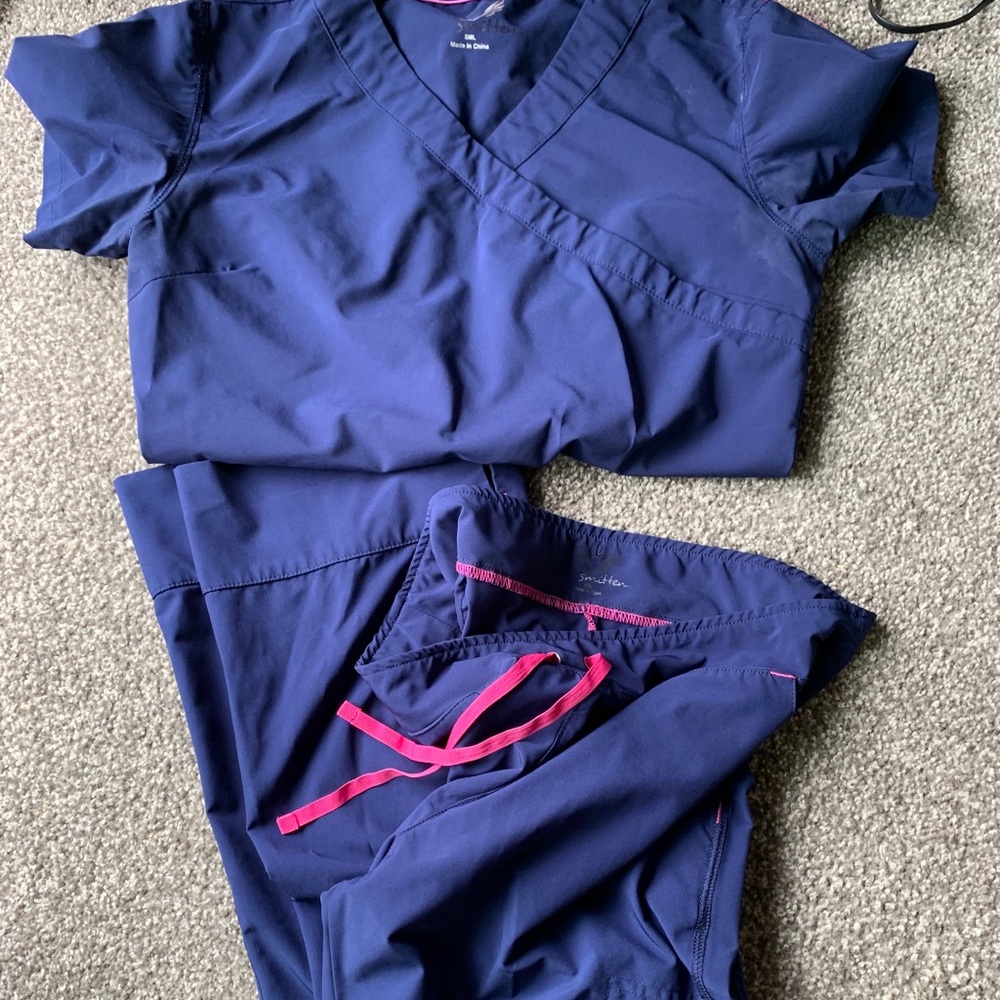 Navy scrubs